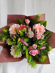 Pink Christmas Posy