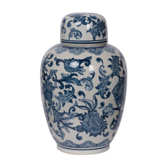 Blue and White Ginger Jar