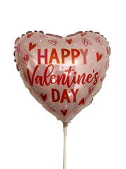 Pink Heart Valentines Day 9" Balloon