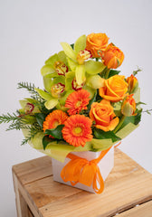 Fruit & Flowers Gift Basket