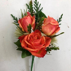 Rose Bud Cluster Buttonhole