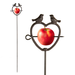 Bird Feeder Heart on a Stick