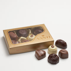 Gold Dot Chocolate Gift Box